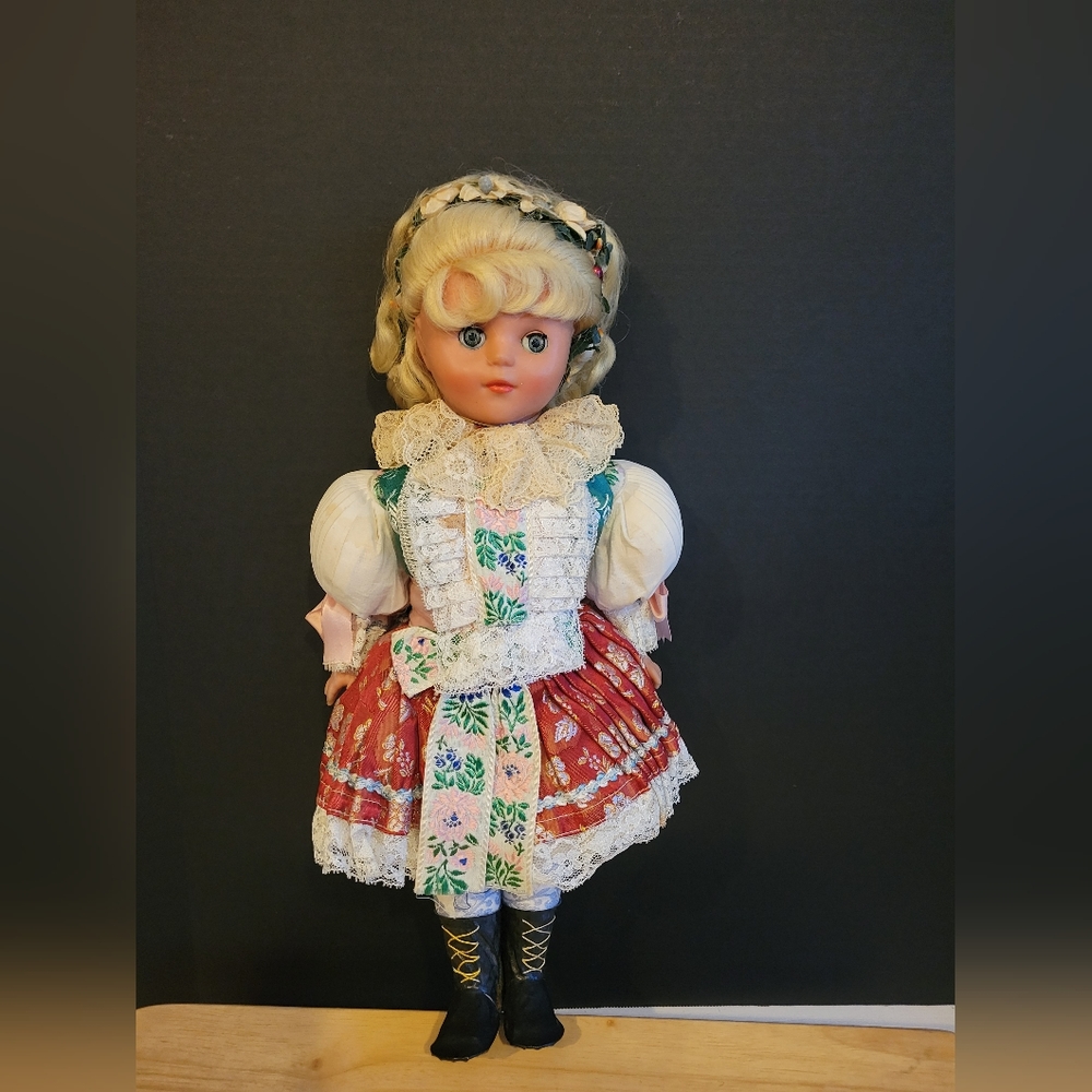Vintage Ethnic Dressed Doll Traditional Outfit